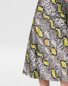 CeeCee Midi Bias Skirt - Python