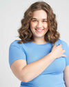 Foundation Short Sleeve Crew Neck Tee - Marina
