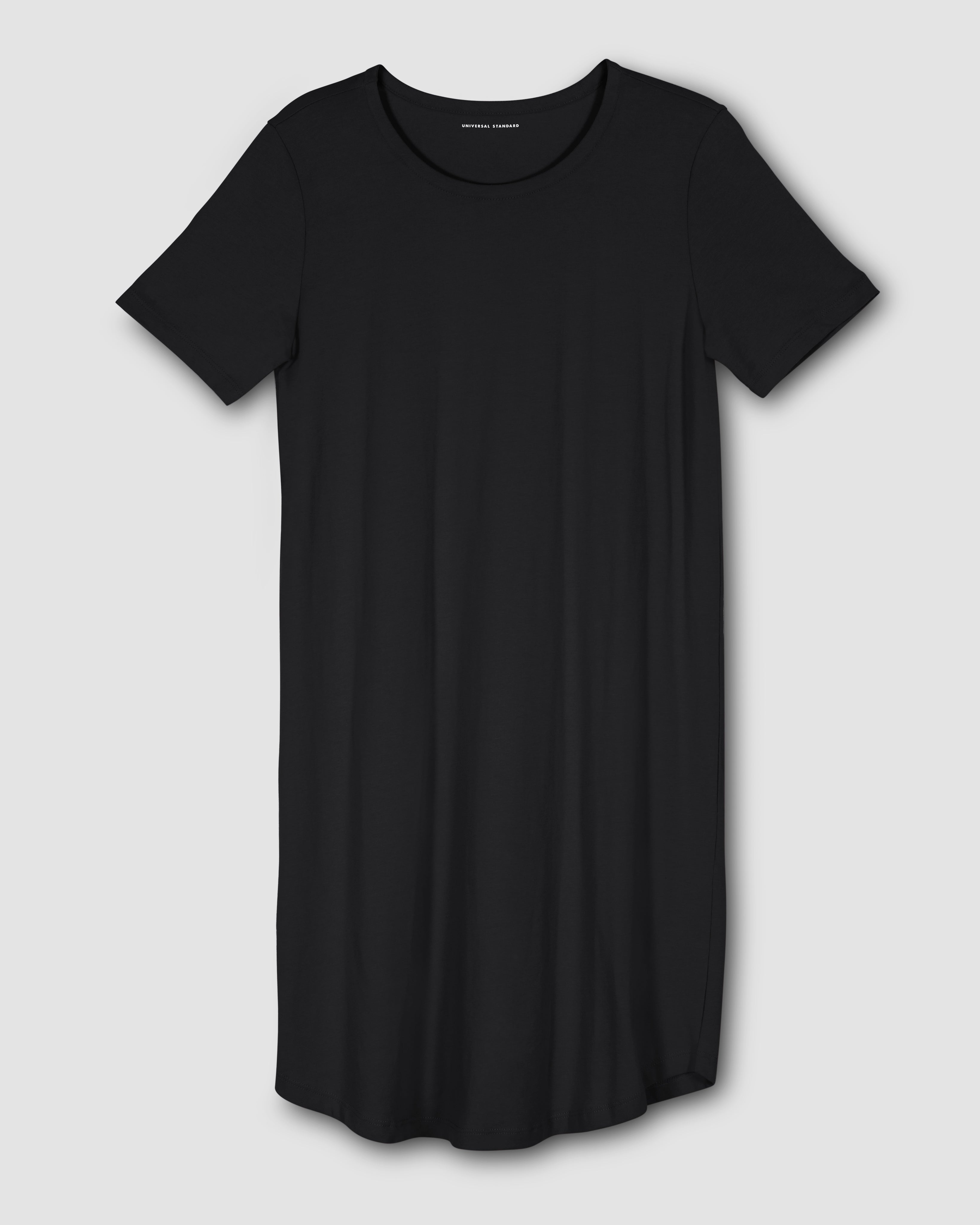 Halie T-Shirt Dress - Black – Universal Standard