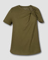 Rosa Twist Tee - Olive