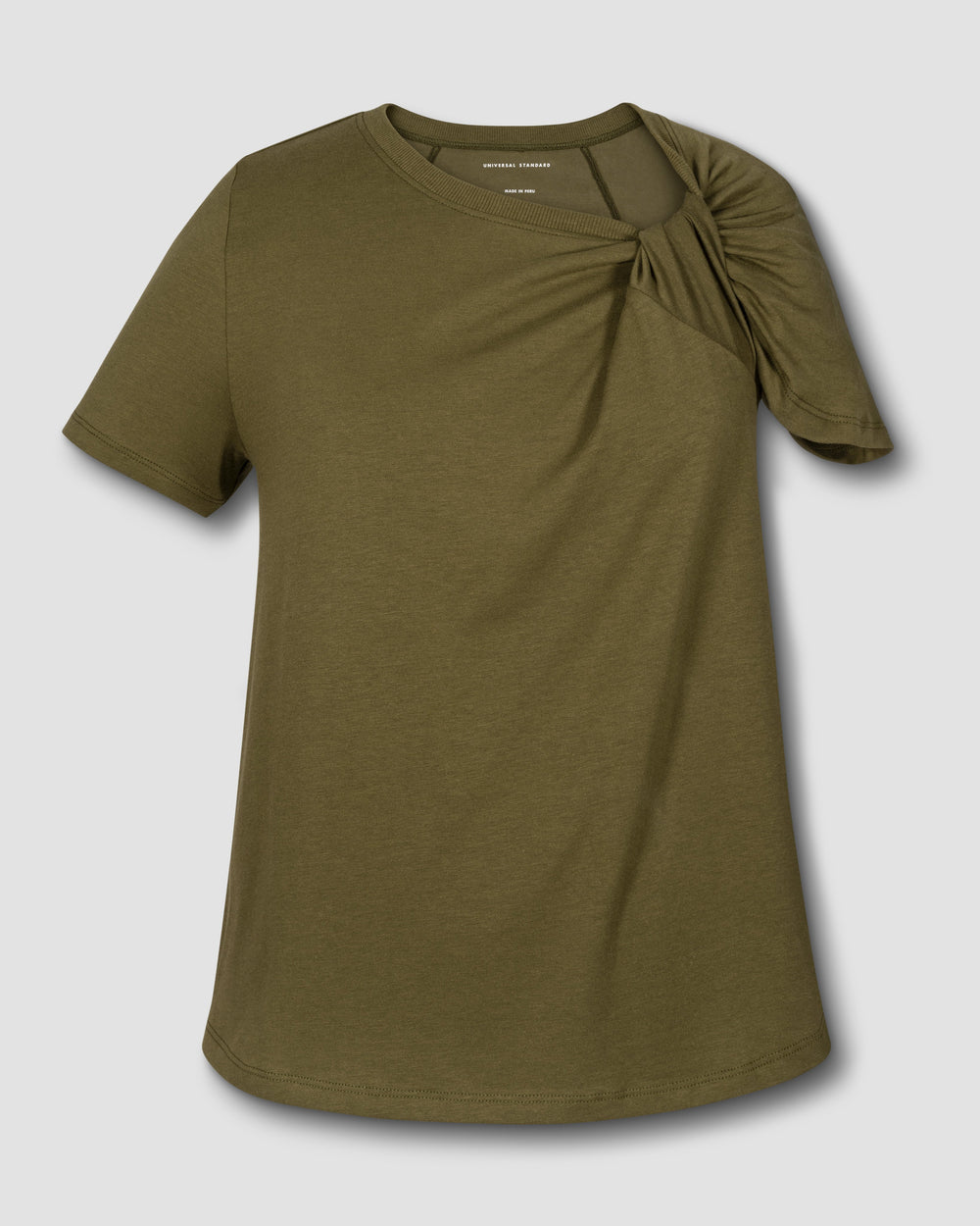 Rosa Twist Tee - Olive