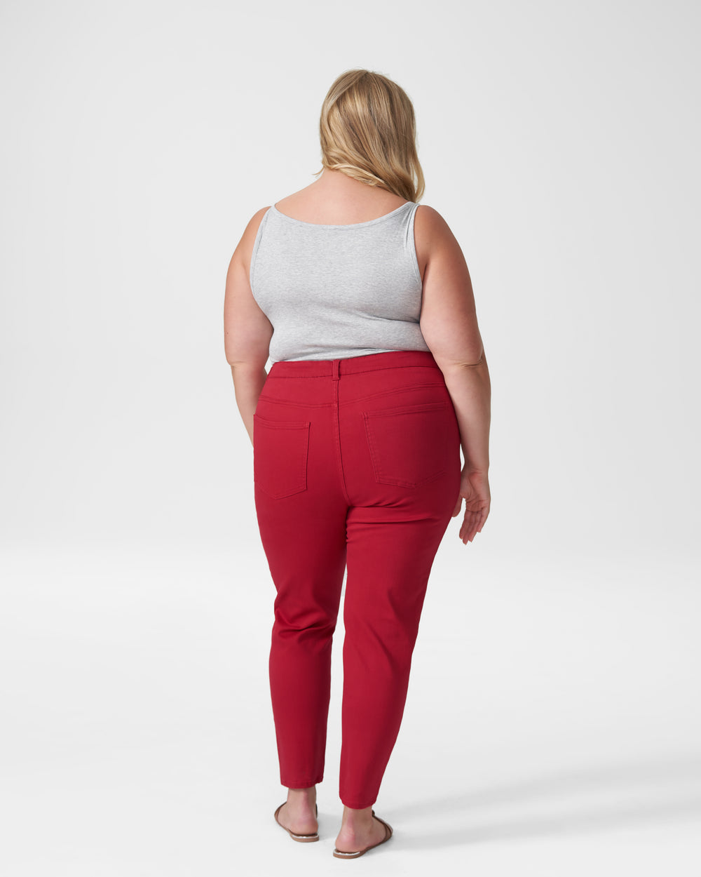 Seine High Rise Skinny Jeans 27 Inch - Red Dahlia