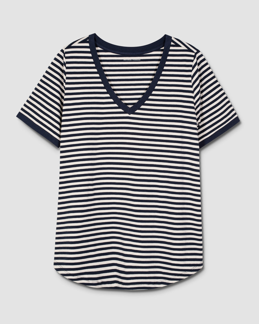 V Rex - Navy/Dove Grey Stripe