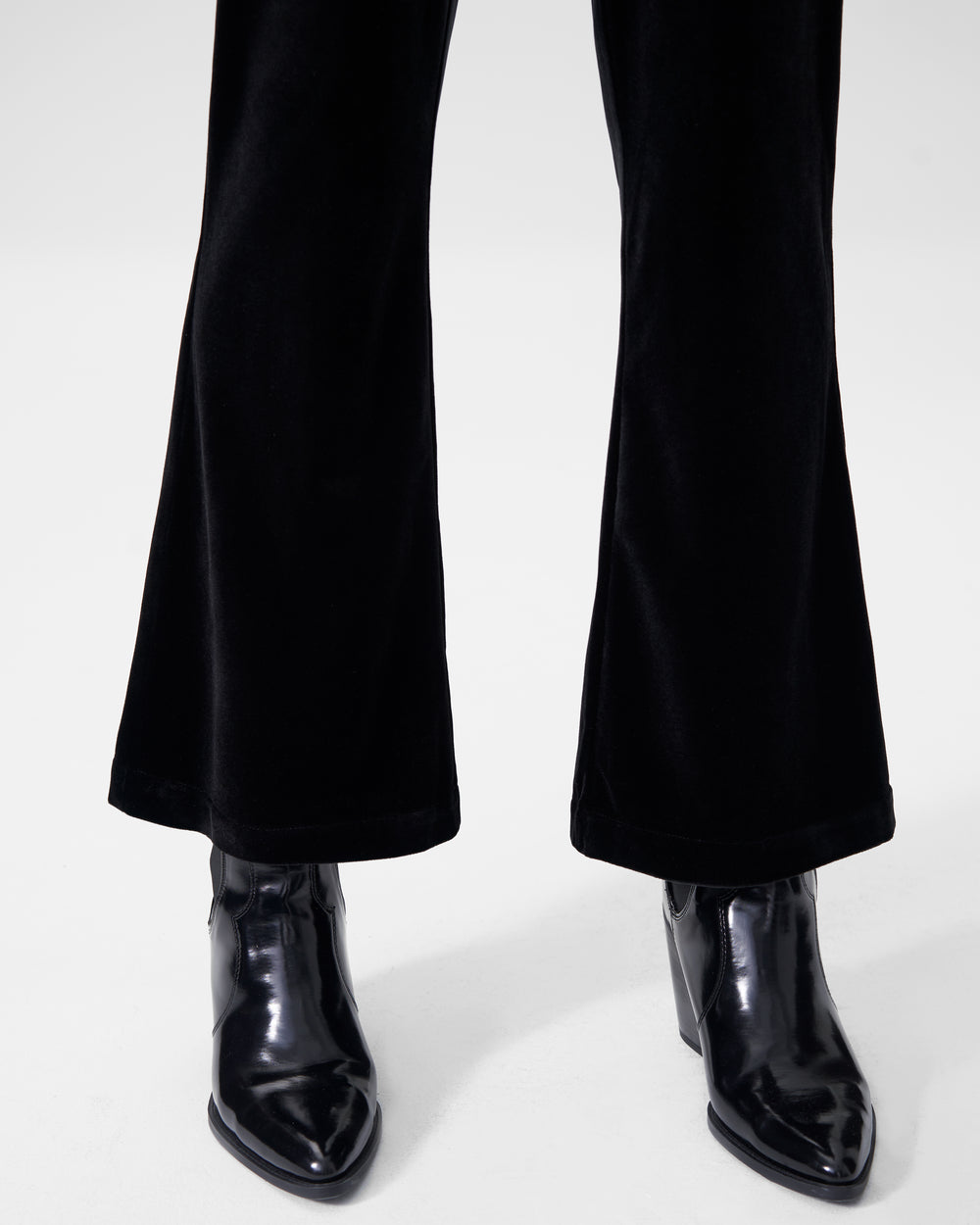 Farrah Velvet Pants - Black