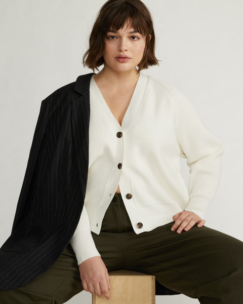 Better-Than-Wool Cardigan Cream