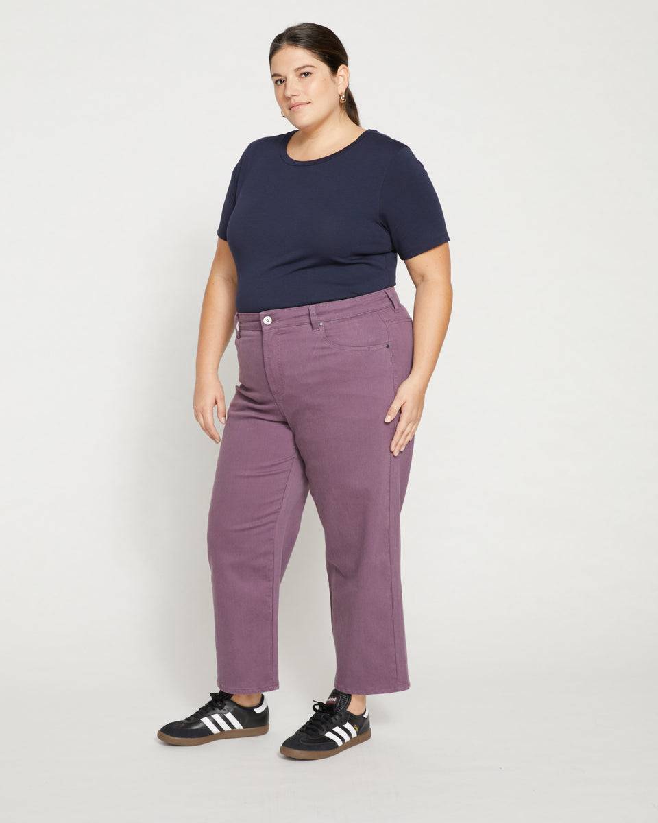 Bae Boyfriend Crop Jeans - Dried Violet Zoom image 2