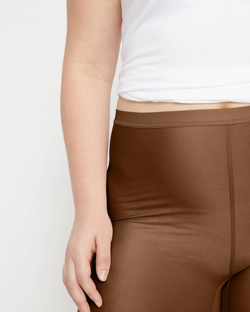 Barely-There Slip Shorts - Cocoa Zoom image 1