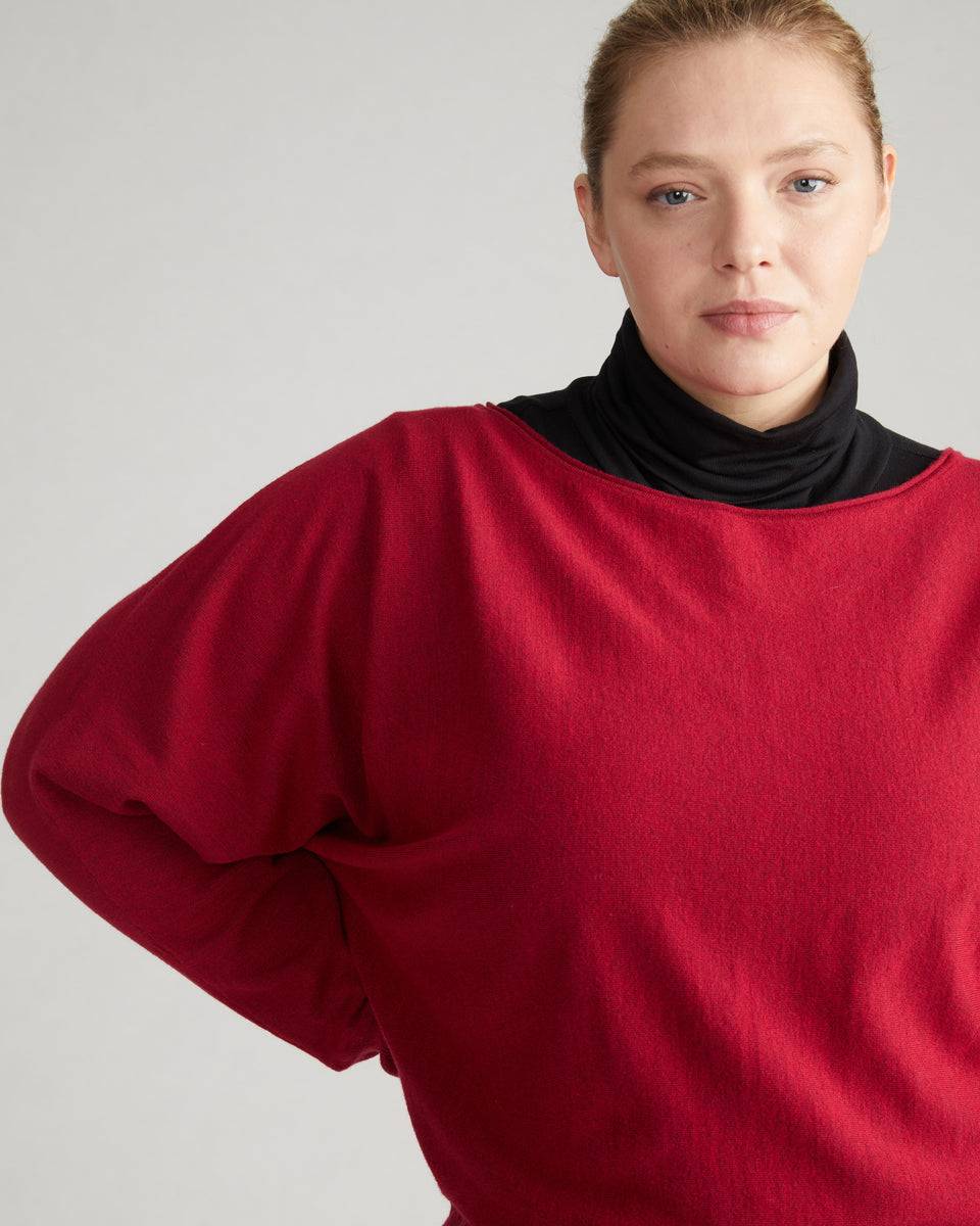 Better-Than-Cashmere Dolman Sweater - Cerise Zoom image 0