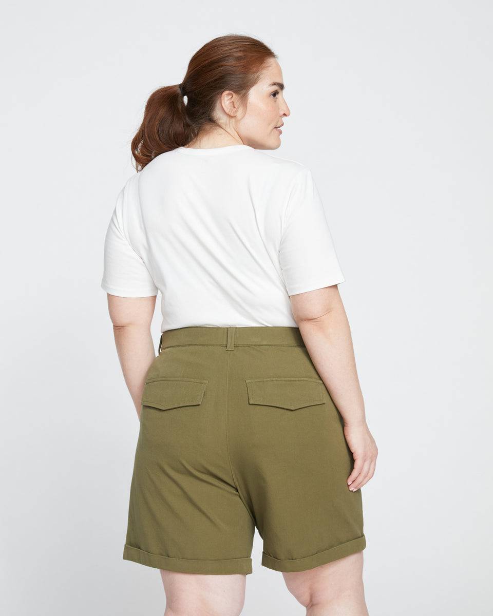 Casual Stretch Twill Shorts - Ivy Zoom image 3