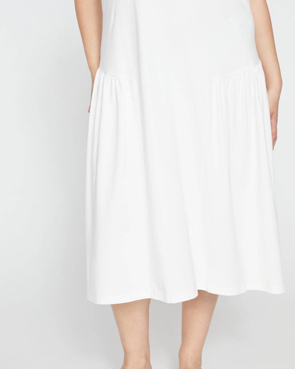 Sunday Garden T-Shirt Dress - White Zoom image 1