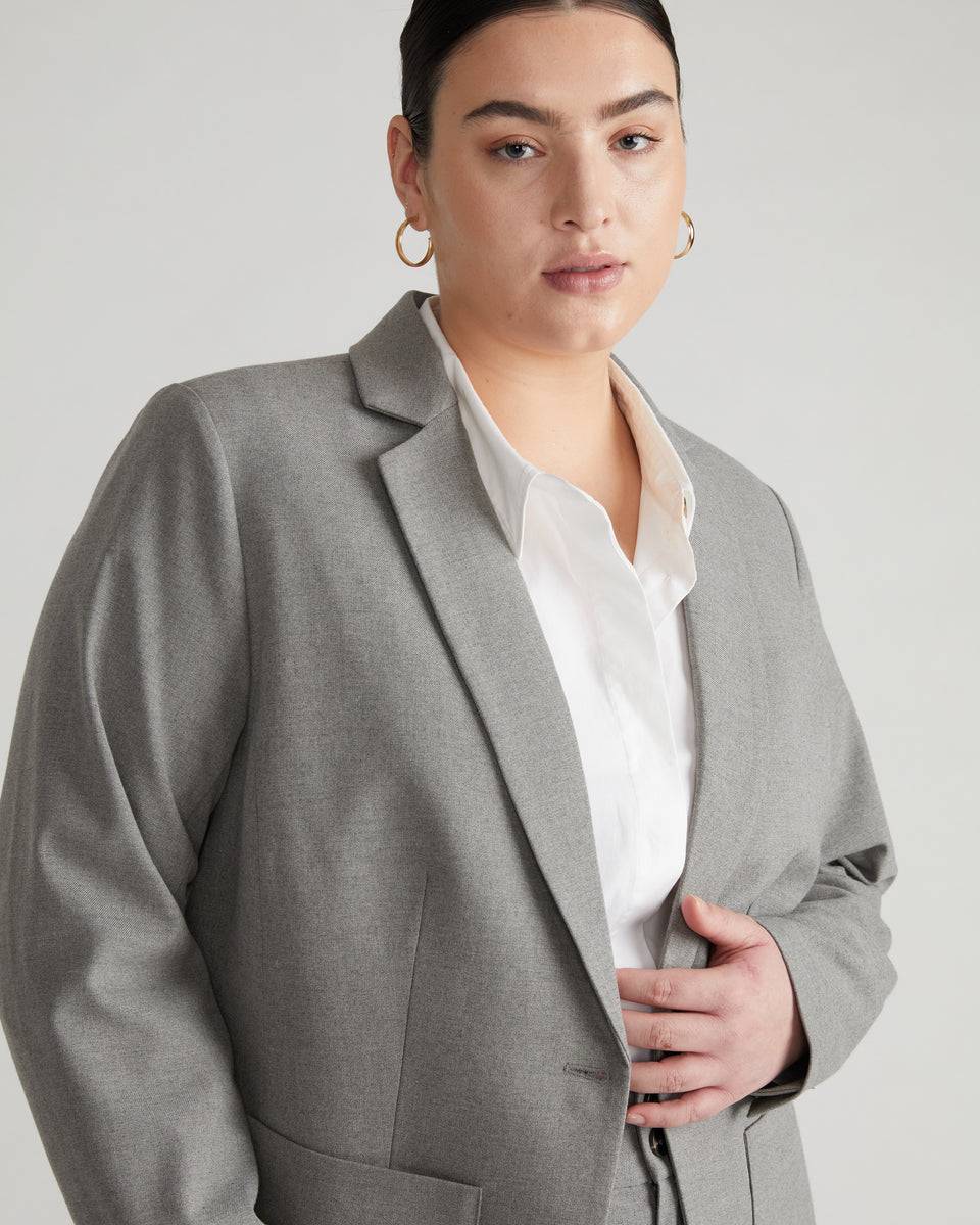Infinite Flannel Blazer - Medium Grey Zoom image 0