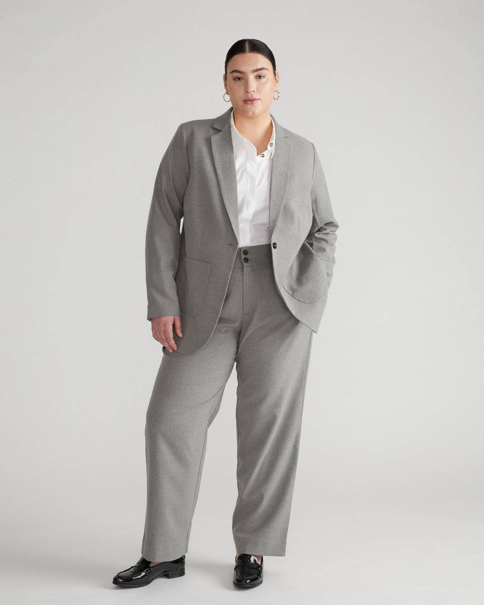 Infinite Flannel Blazer - Medium Grey Zoom image 1