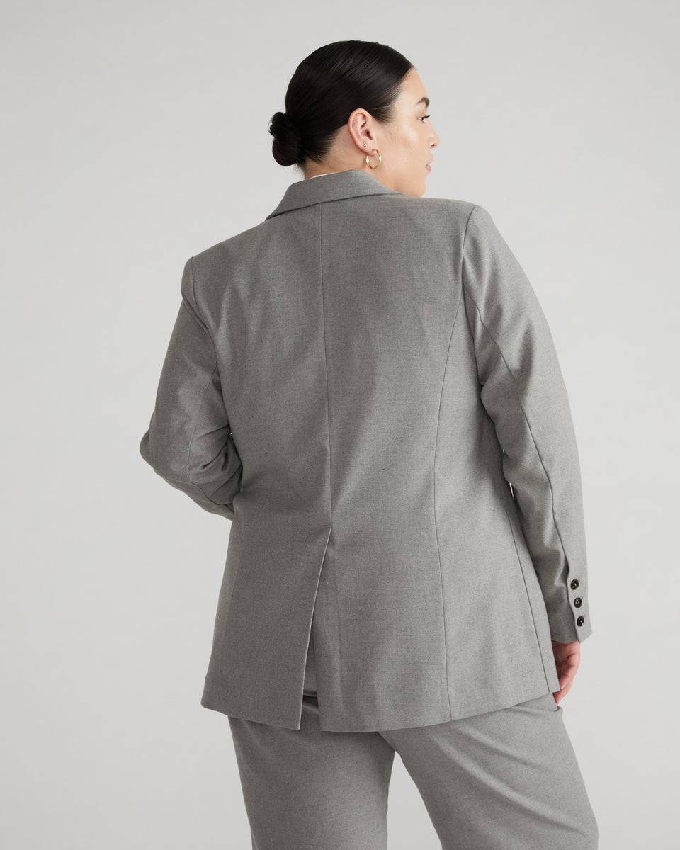 Infinite Flannel Blazer - Medium Grey Zoom image 3