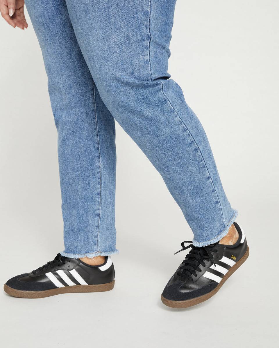 Joni High Rise Curve Slim Leg Jeans 27 Inch - Bright Indigo Zoom image 0