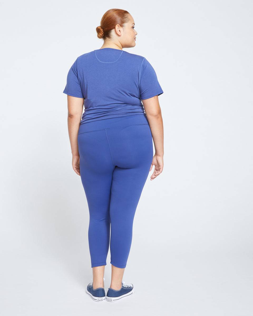 Next-to-Naked Cropped Legging - Rich Cobalt Zoom image 3