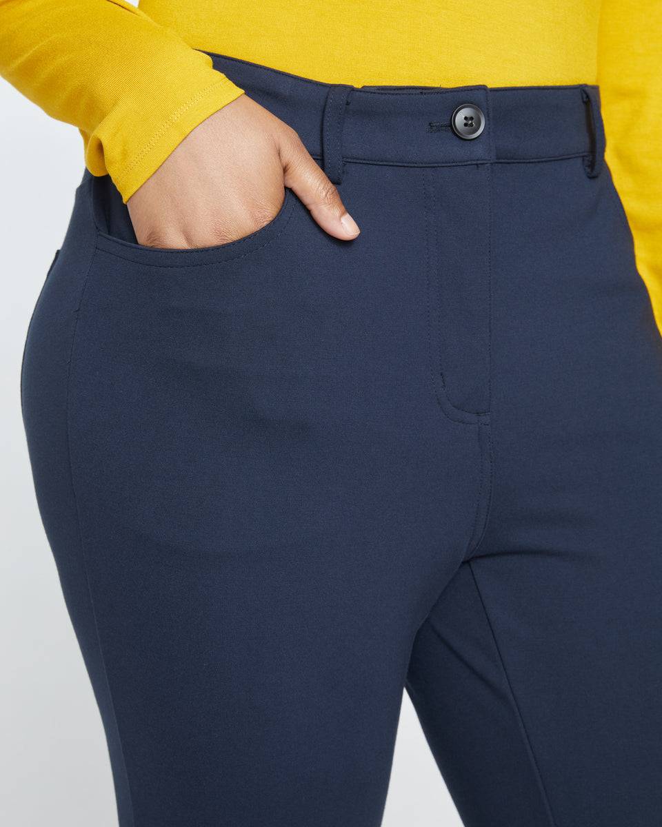 Seine Skinny Ponte Jeans - Navy Zoom image 1