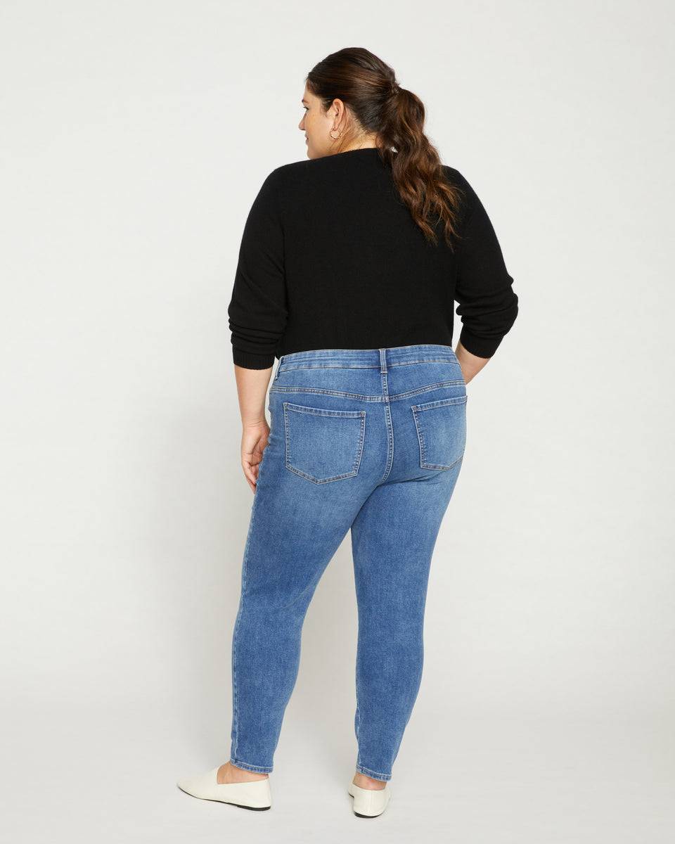 Seine Mid Rise Skinny Jeans 27 Inch - Vintage Indigo Zoom image 3