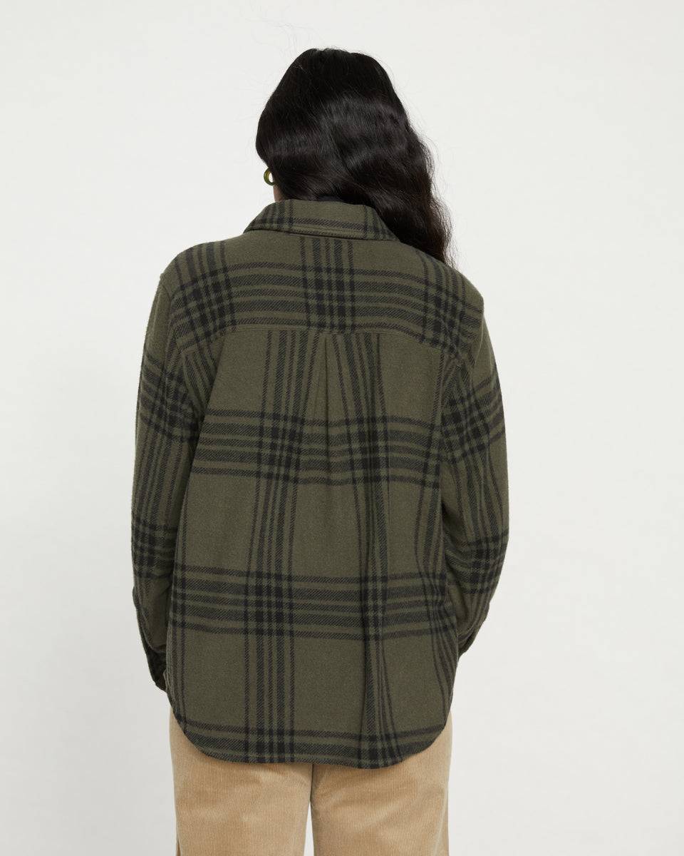 Maine Stretch Flannel Shirt - Night Woods Plaid Zoom image 3