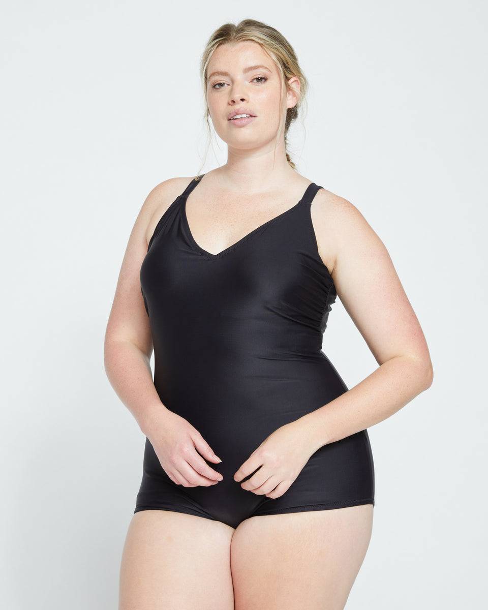 The Swim Bodyshortie - Black Zoom image 0