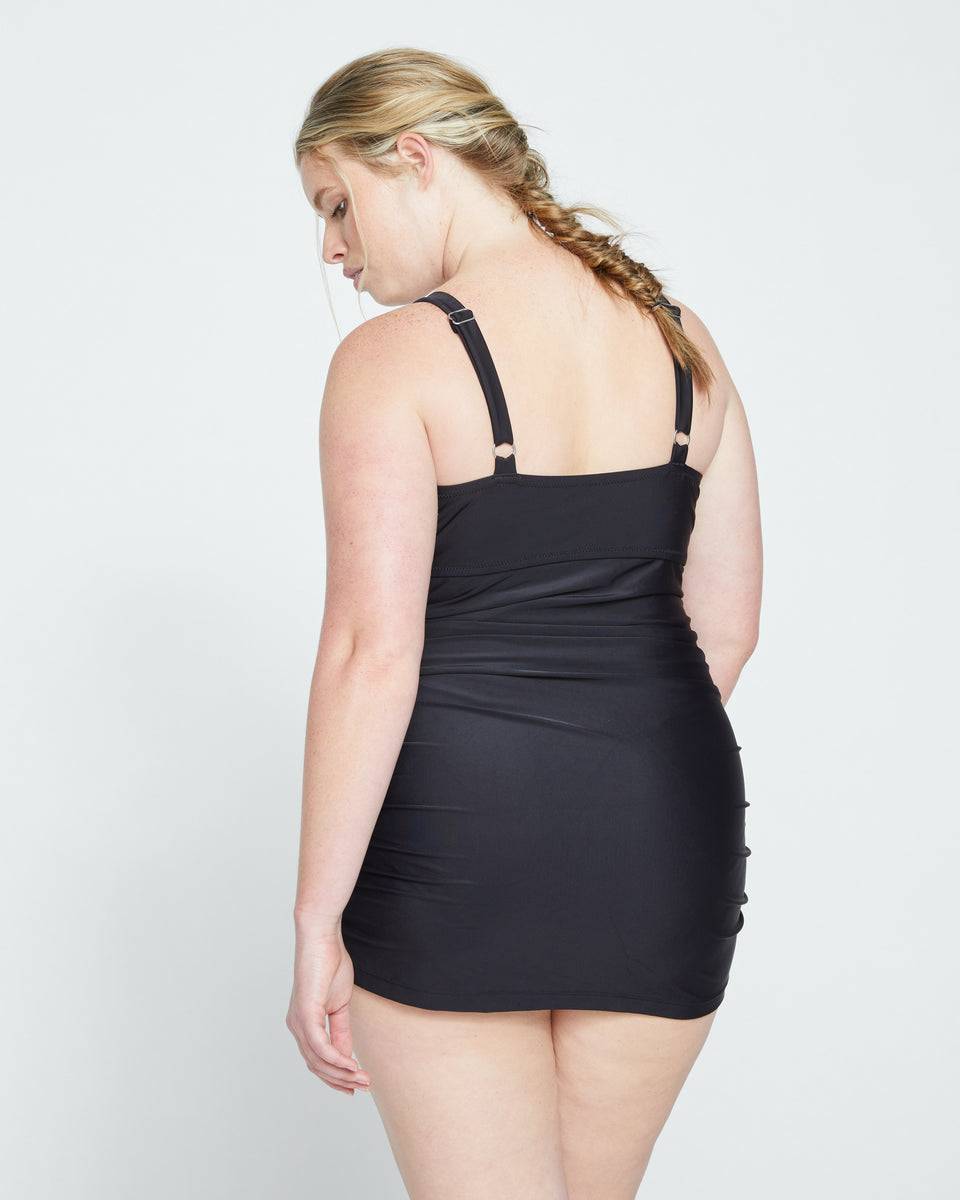 The Swim Dress - Black Zoom image 3