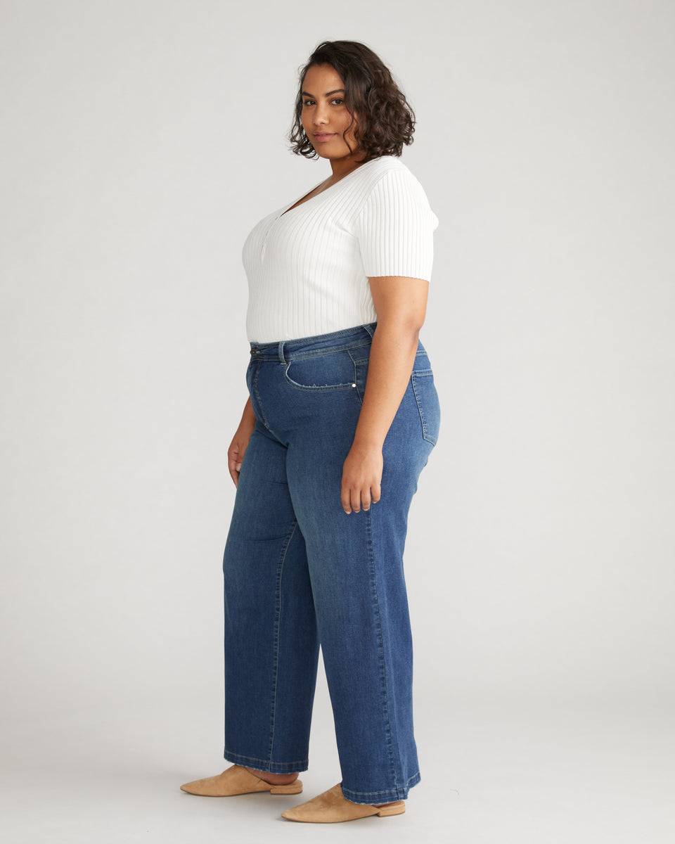 Taylor ComfortDenim Trouser Jeans - Seychelles Blue Zoom image 3