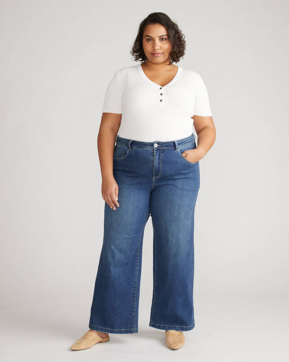 Taylor ComfortDenim Trouser Jeans - Seychelles Blue Zoom image 1