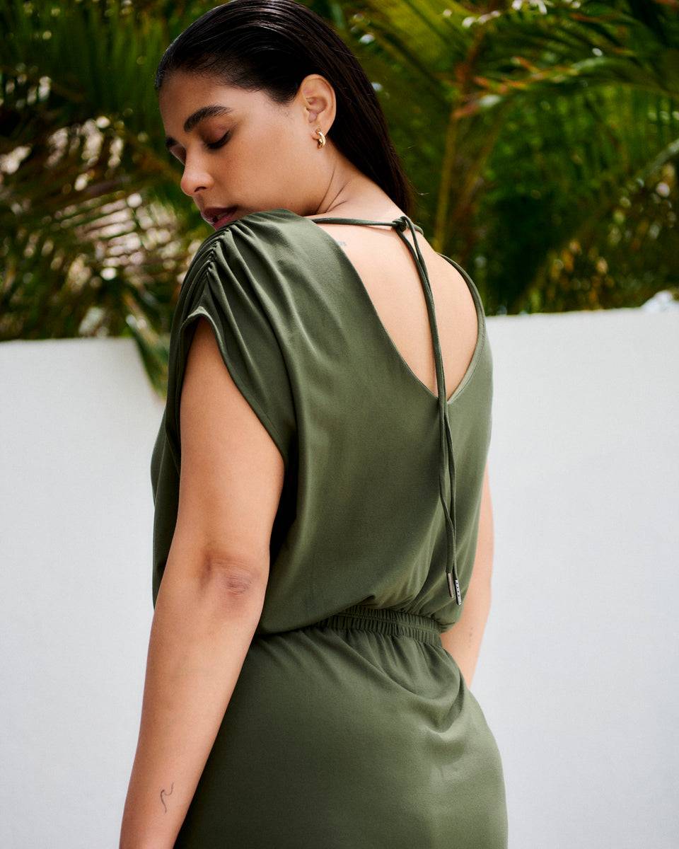 Havana Divine Jersey Dress - Nori Zoom image 0
