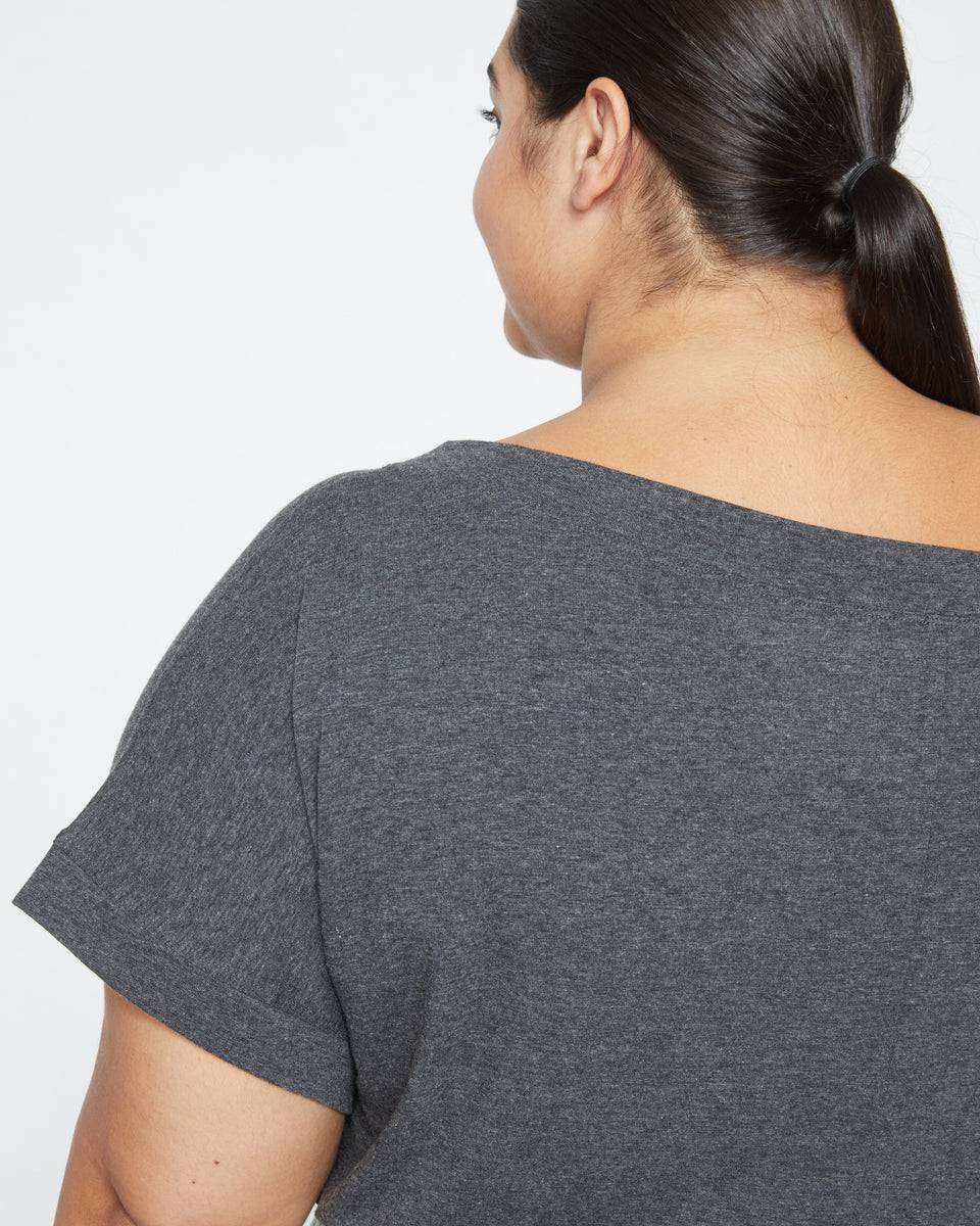 UltimateS Dolci Short Sleeve Top - Heather Charcoal Zoom image 3