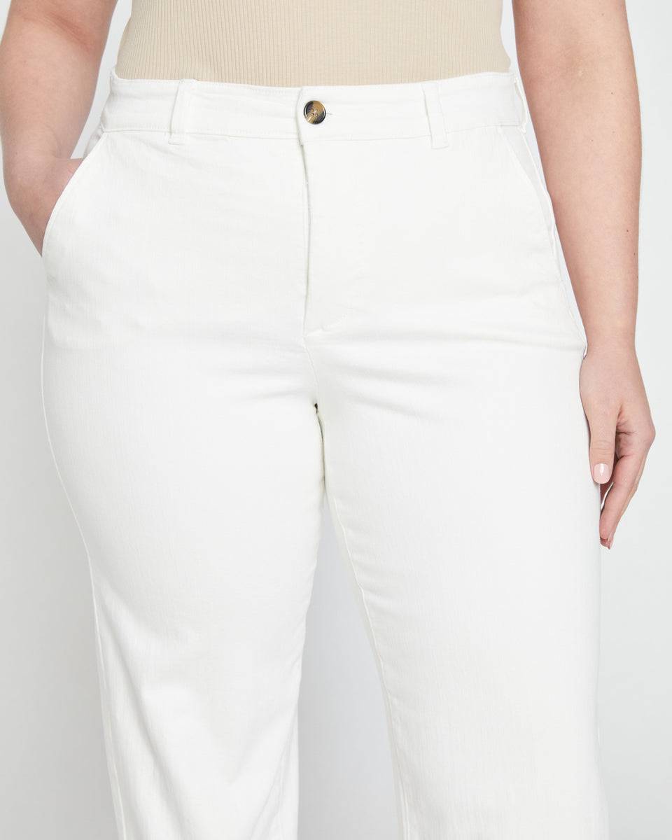 Carol High Rise High Stretch Jeans - White Zoom image 2