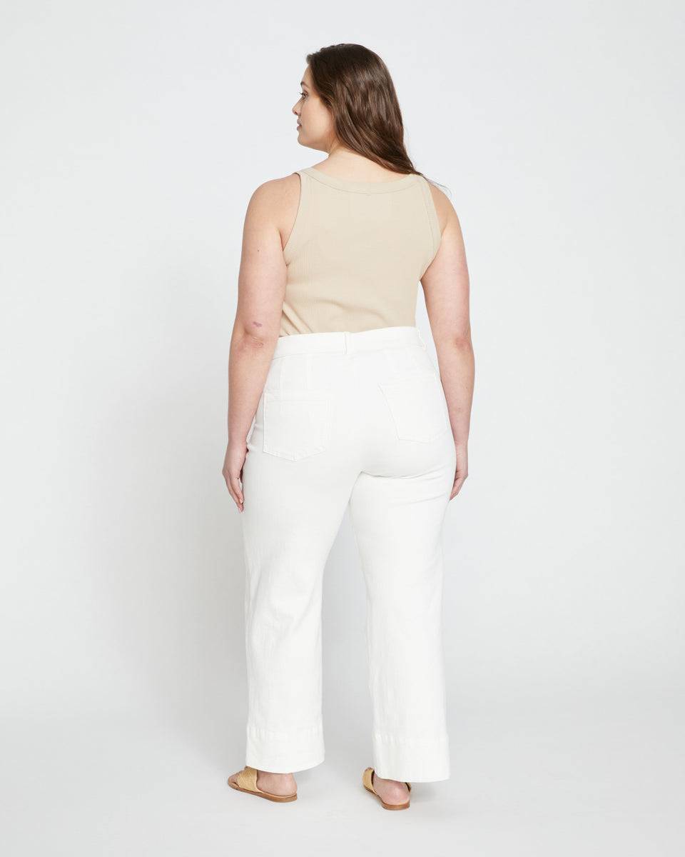 Carol High Rise High Stretch Jeans - White Zoom image 3