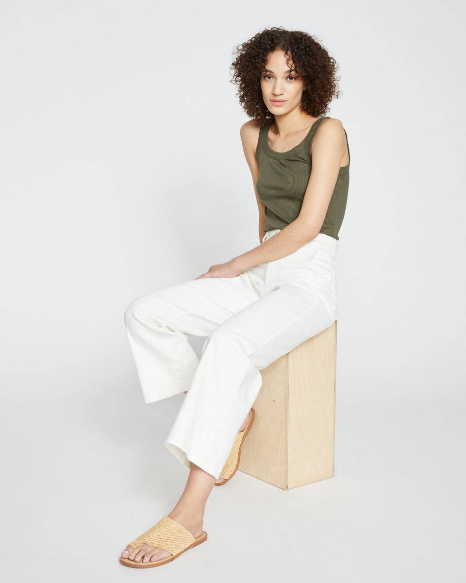 Carol High Rise High Stretch Jeans - White Zoom image 6