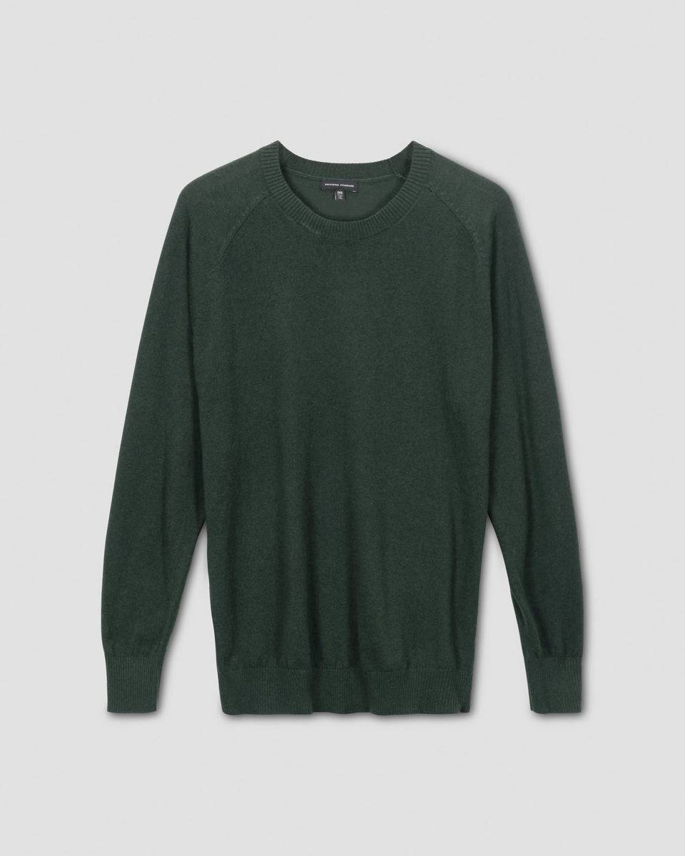 Eco Relaxed Core Sweater - Heather Forest | Universal Standard