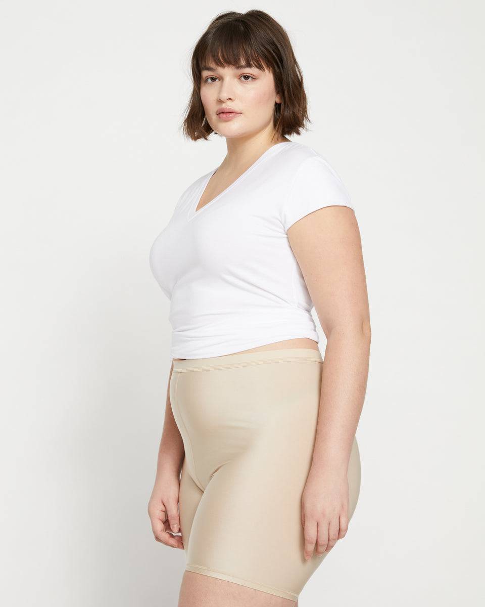 Barely-There Slip Shorts - Chamomile