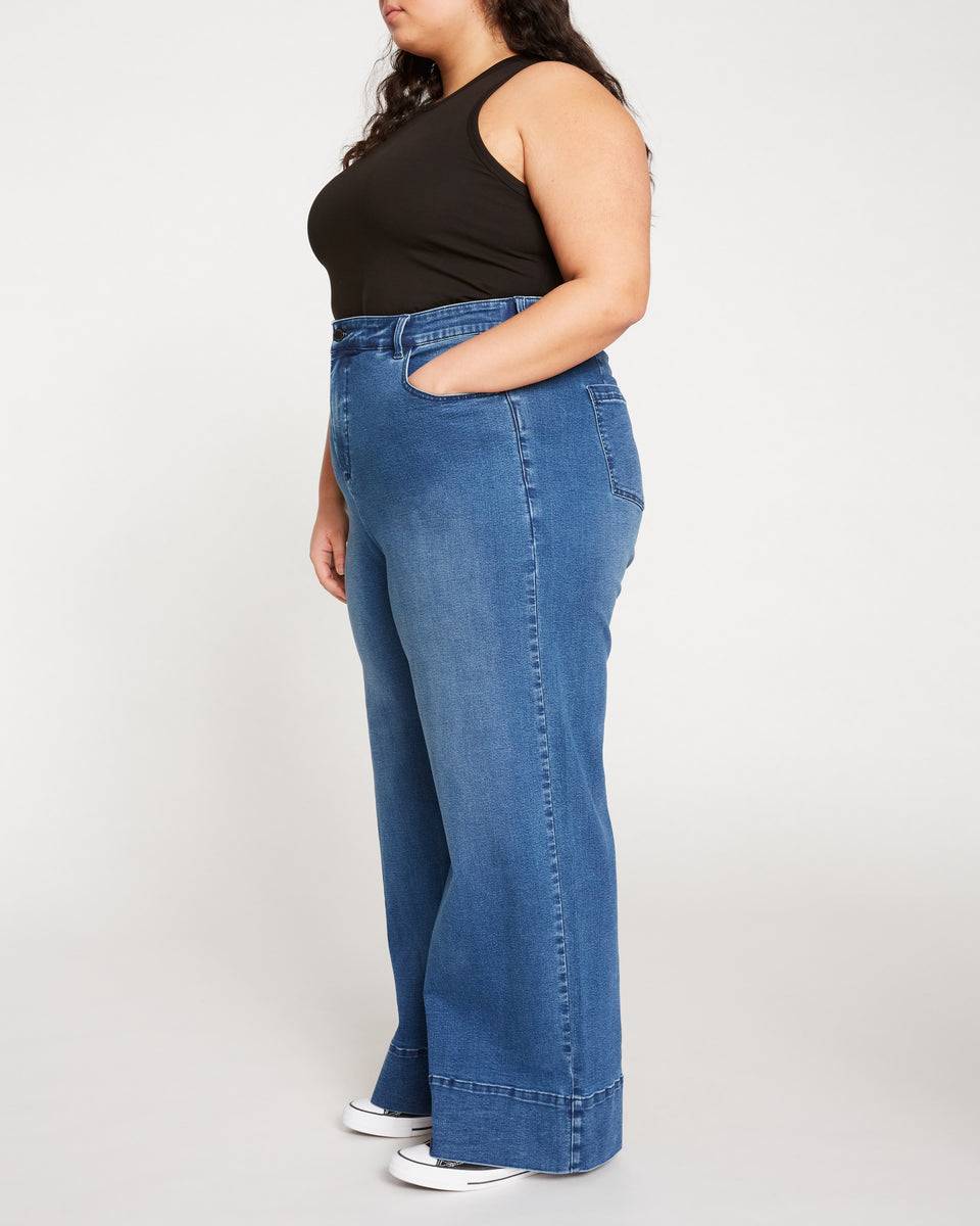 Carrie High Rise Wide Leg Jeans - True Blue Zoom image 8
