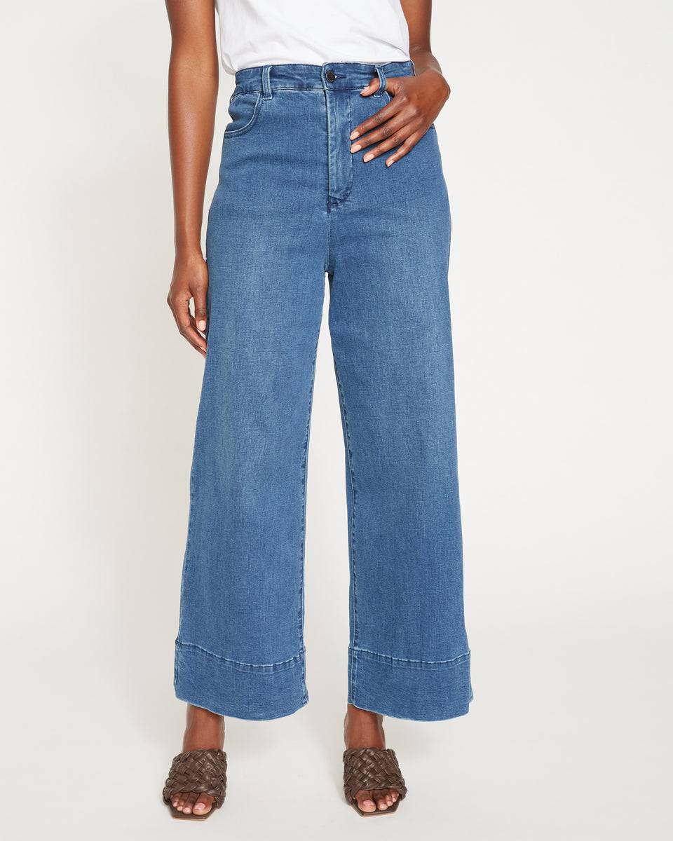 Carrie High Rise Wide Leg Jeans - True Blue Zoom image 2