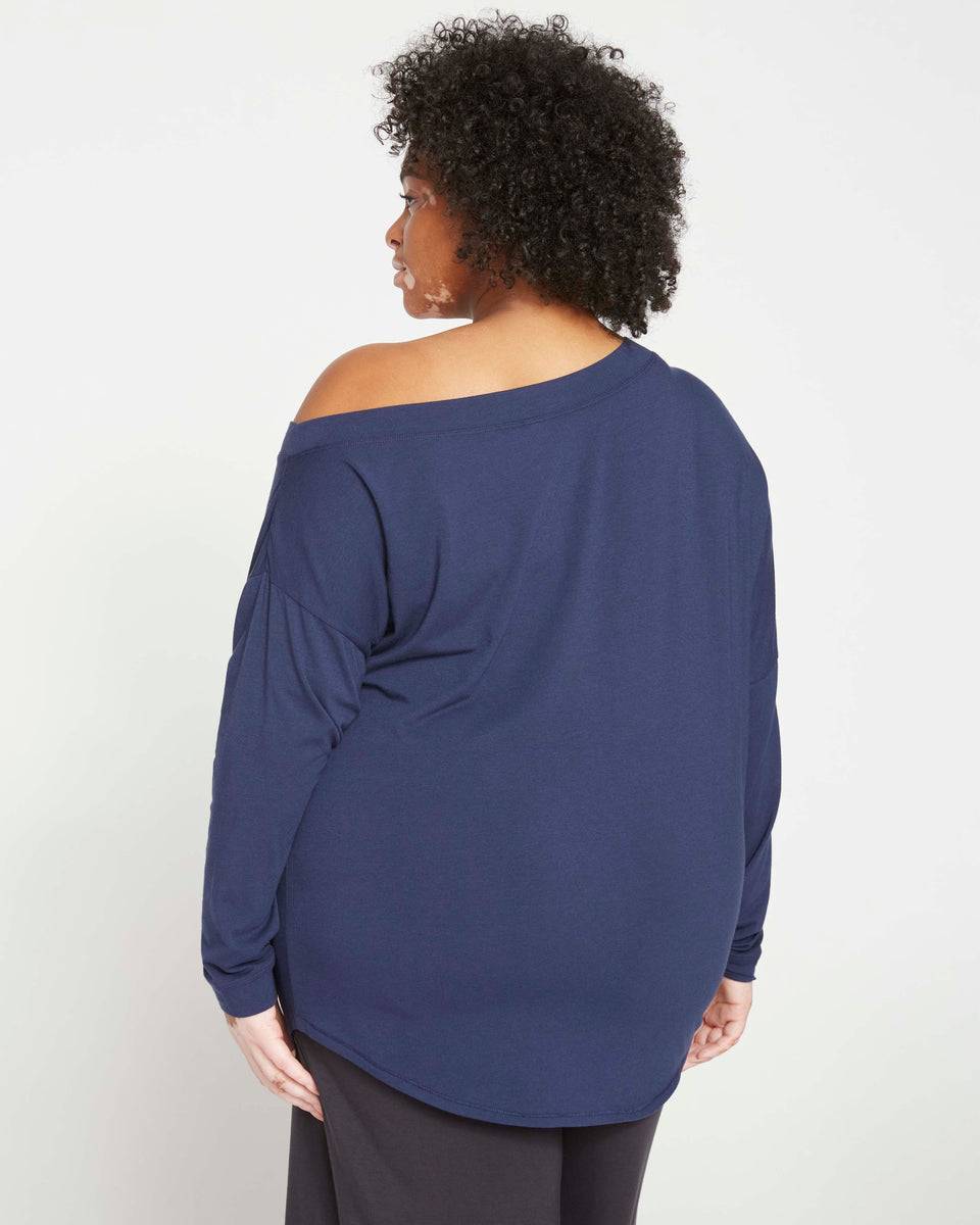 Dolci Top - Navy Zoom image 4