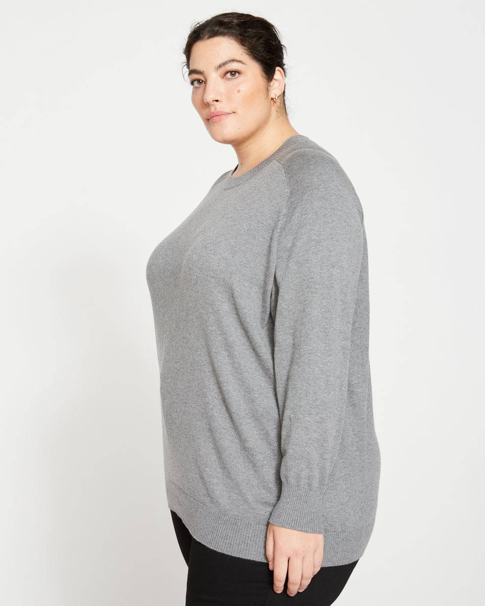 Eco Relaxed Core Sweater - Heather Slate Zoom image 2