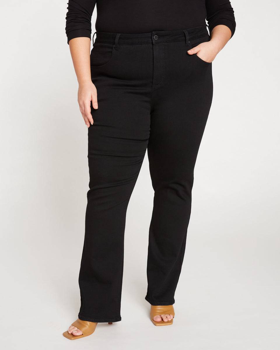 Marne Bootcut Jeans 32 inch - Black Zoom image 1