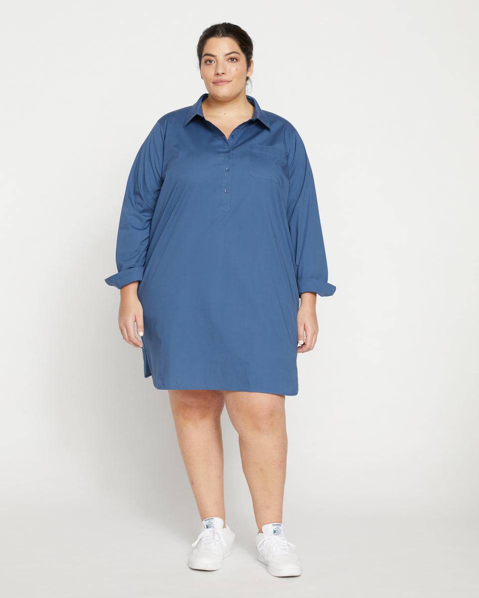 Rubicon Shirtdress 2 - Bleu Scolaire Zoom image 1