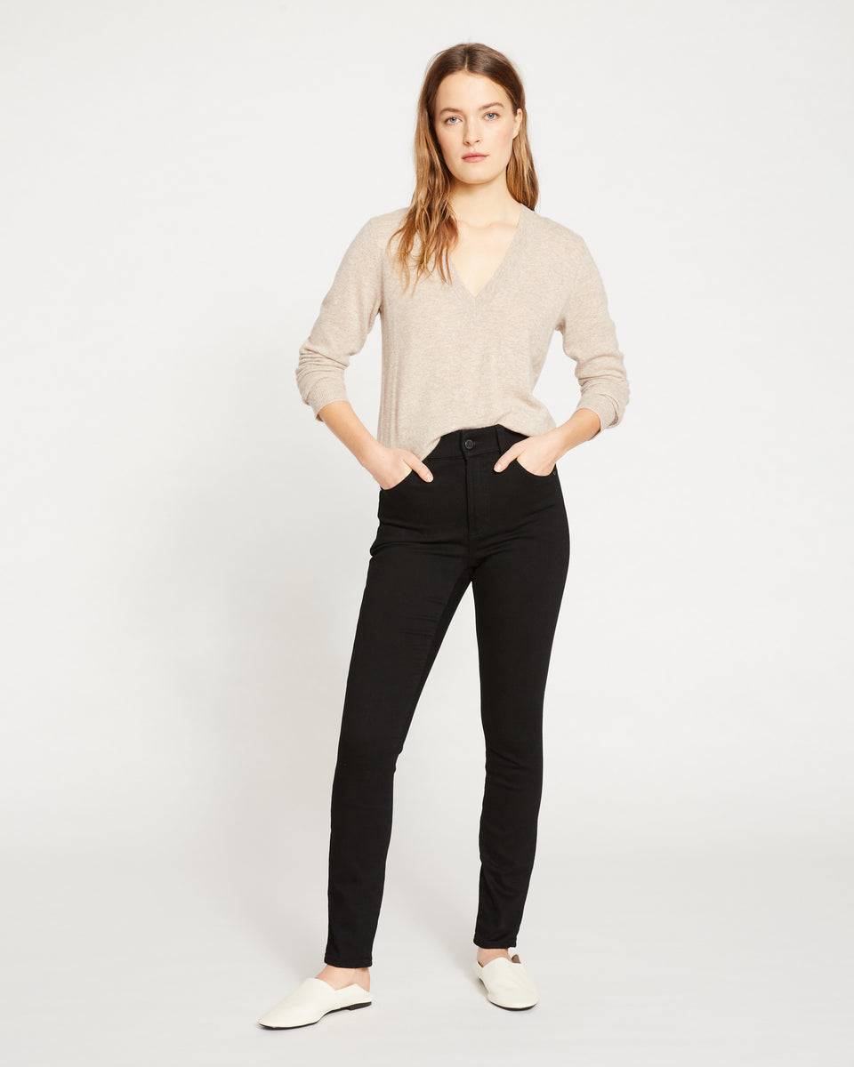 Riviera High Rise Skinny Jeans 31 Inch - Black Zoom image 0