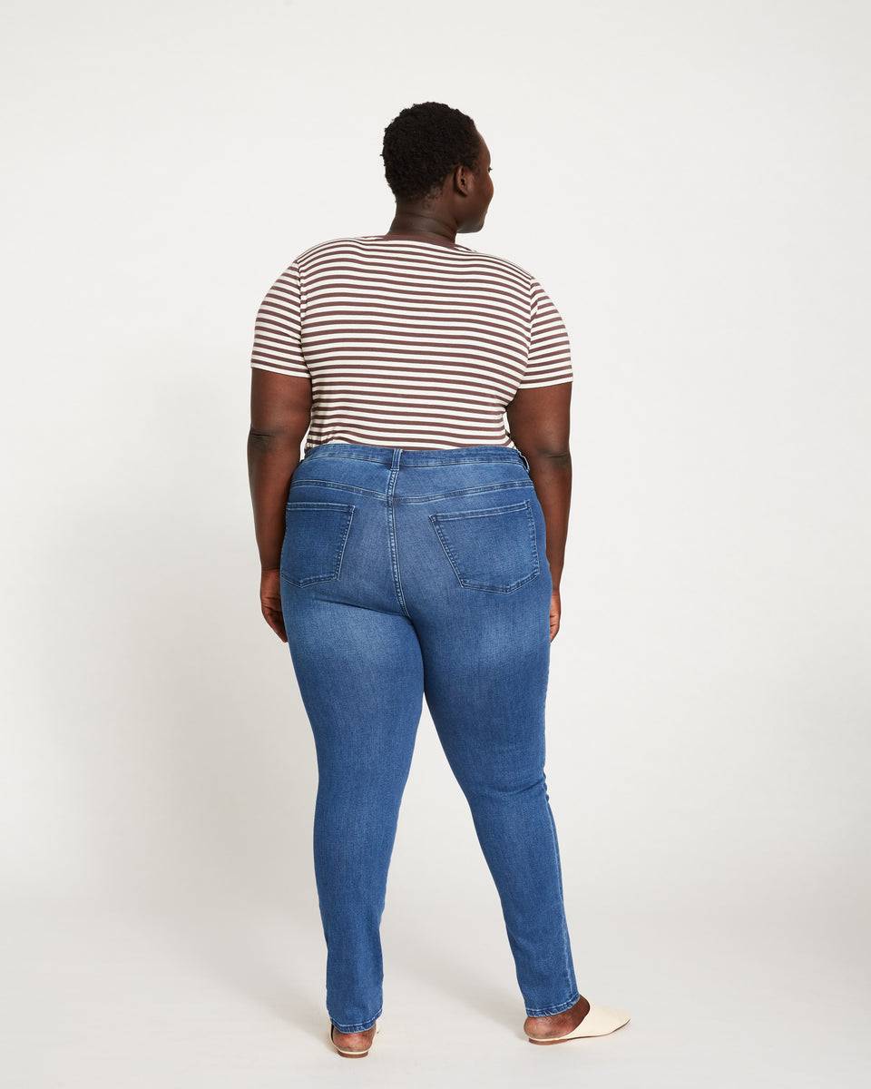 Seine High Rise Skinny Jeans 27 Inch - True Blue Zoom image 4