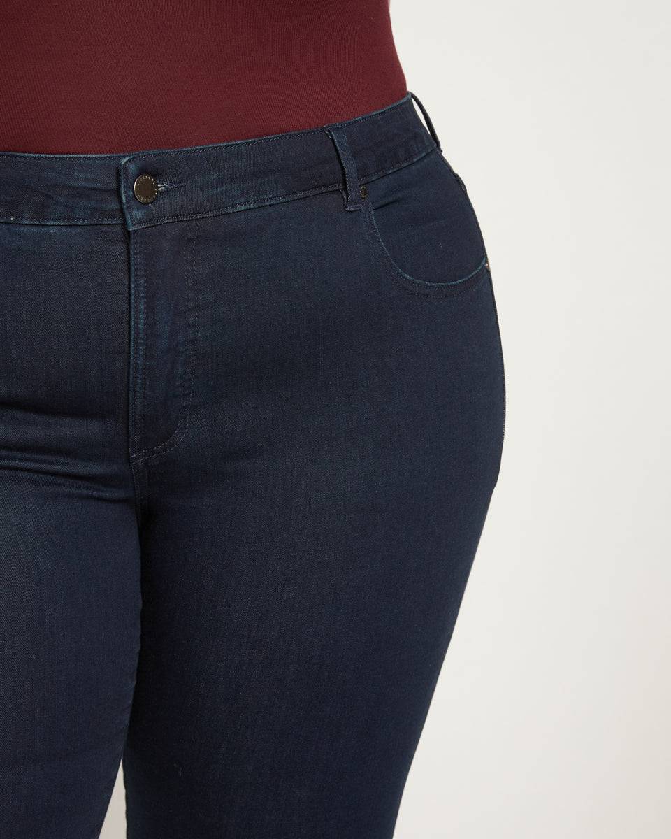Seine Mid Rise Skinny Jeans 32 Inch - Dark Indigo Zoom image 3