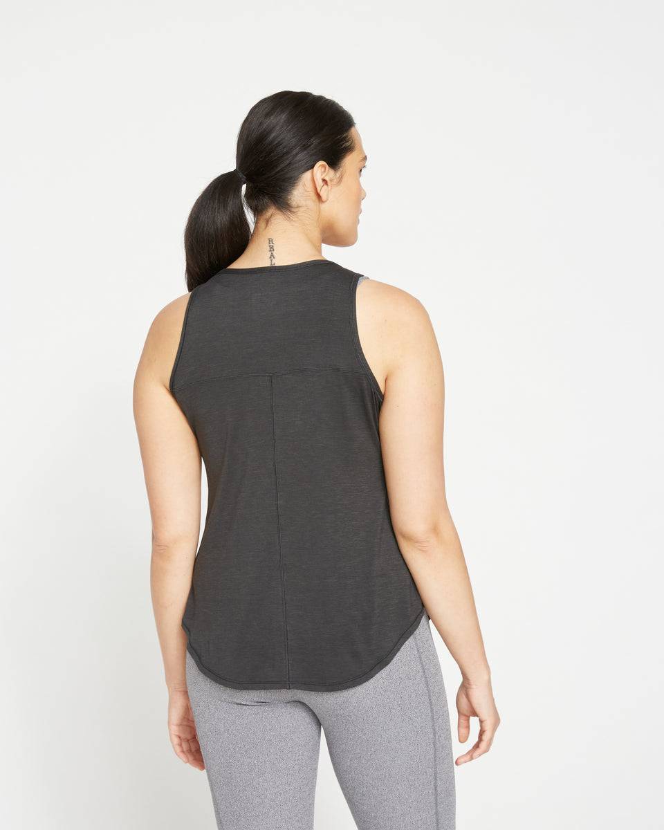 AirKnit All Day Tank - Black Zoom image 5