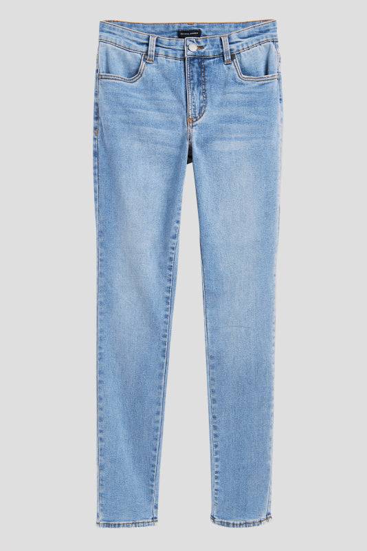 Seine High Rise Skinny Jeans 32 Inch - Distressed Light Blue Zoom image 1