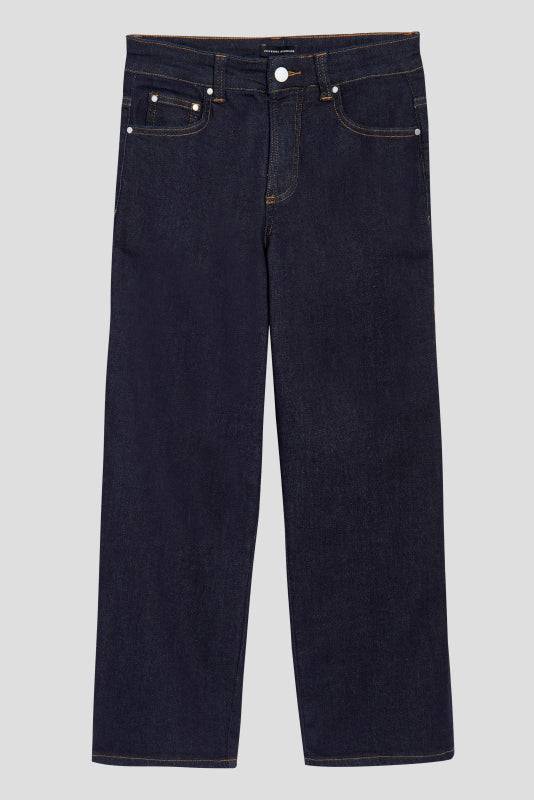 Bae Boyfriend Crop Jeans - Vintage Indigo Selvedge Zoom image 3