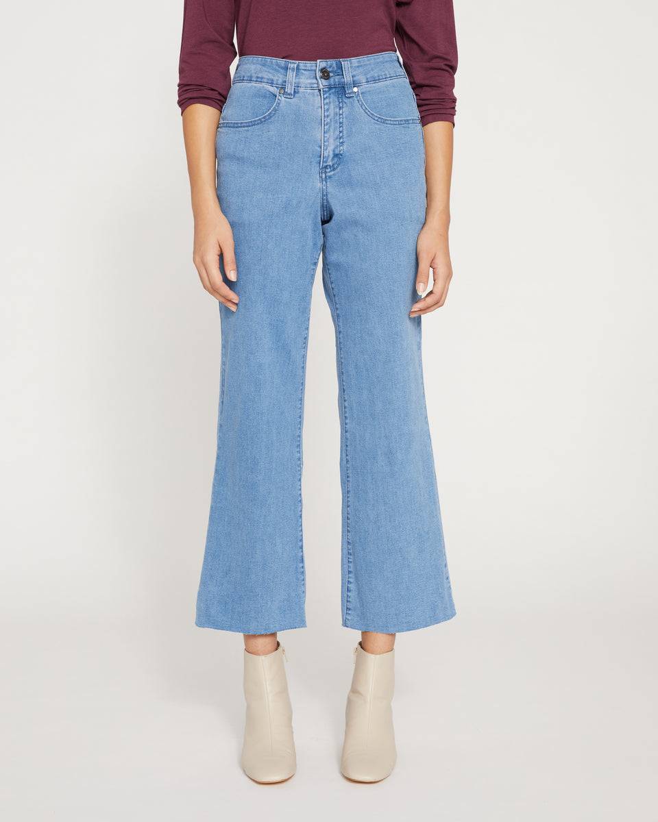 Jackie High Rise Cropped Jeans - California Blue Wash Zoom image 4