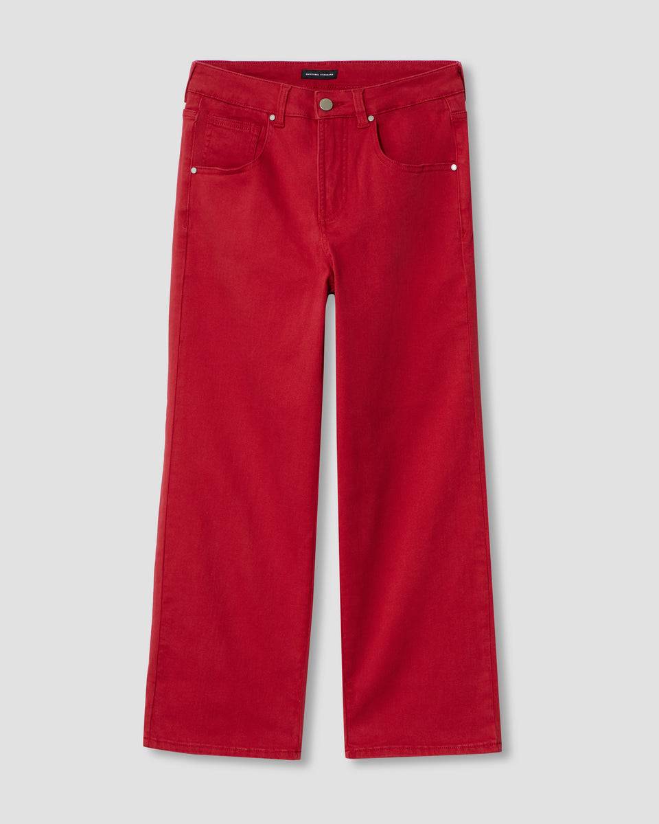 Bae Boyfriend Crop Jeans - Red Dahlia Zoom image 1