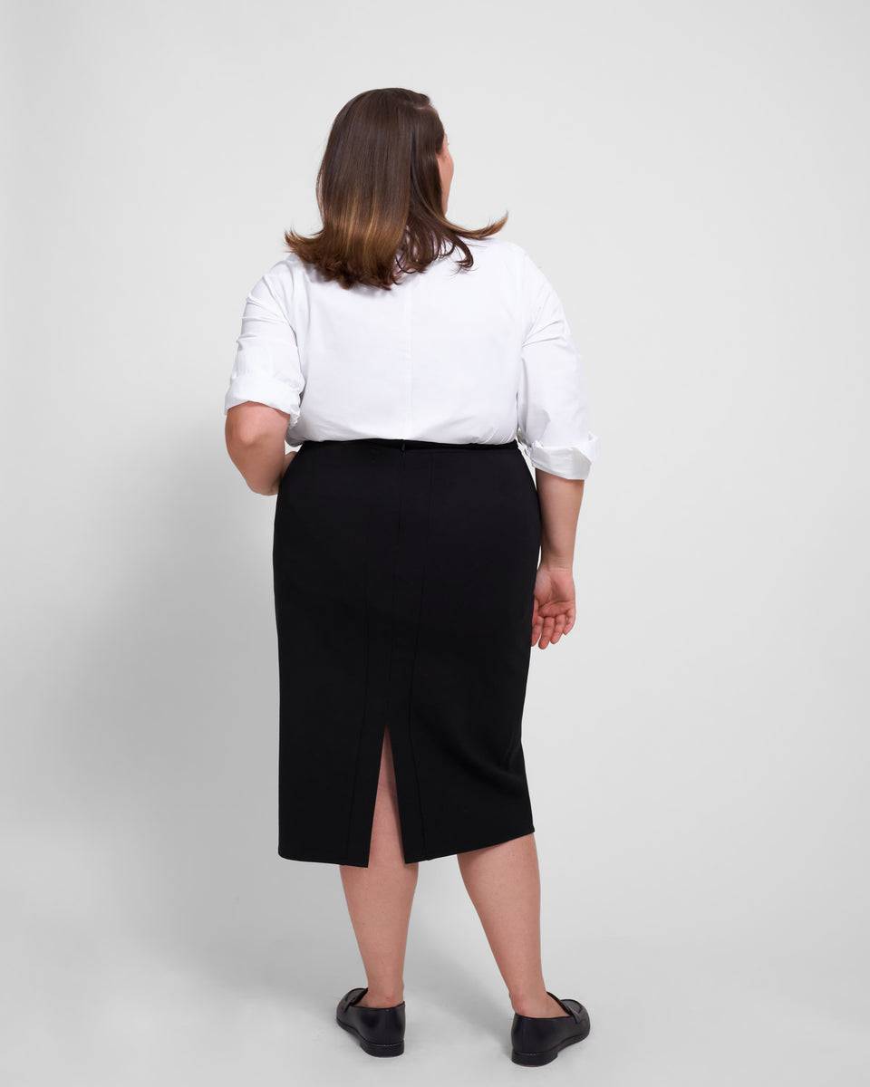 Erin Ponte Pencil Skirt - Black Zoom image 4