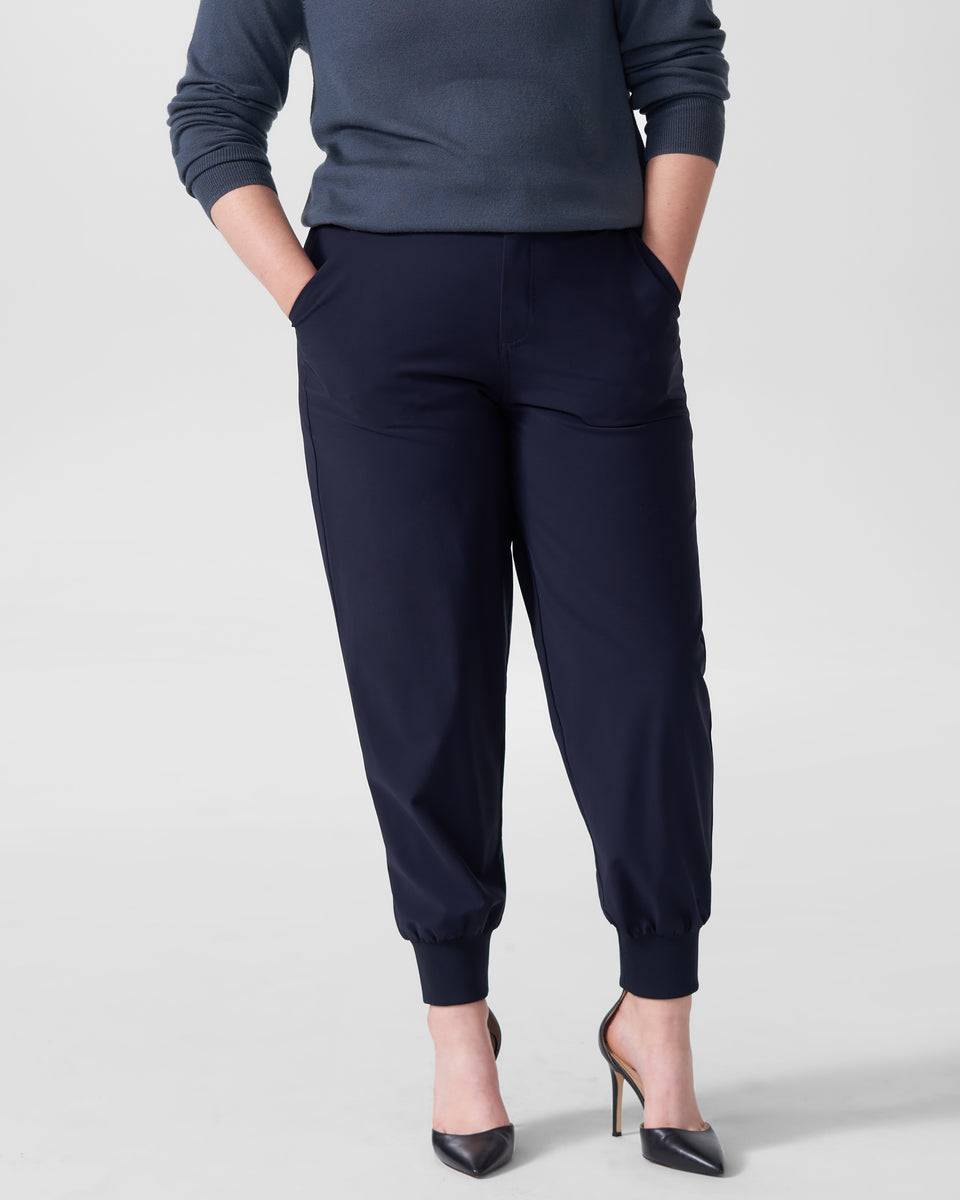 Minton Suiting Jogger - Navy Zoom image 0