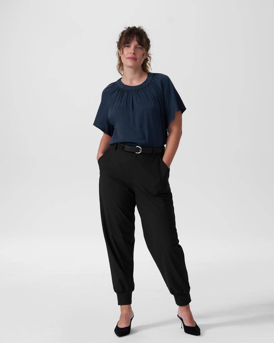 Minton Suiting Jogger - Black Zoom image 5
